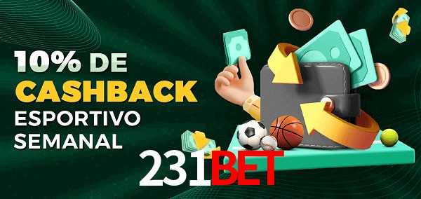 10% de bônus de cashback na 231bet
